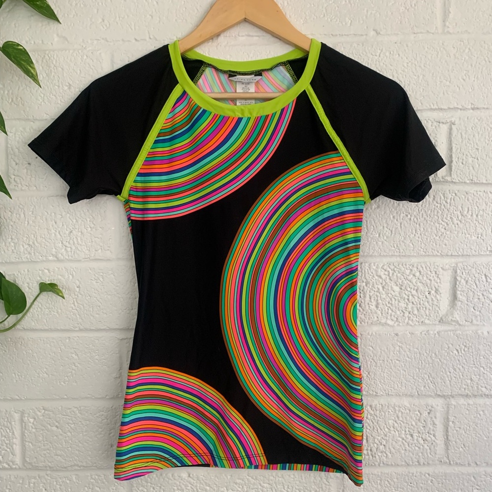 Trina Turk Sombrero Sz Medium Rash Guard, like new